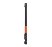 Zilimontt Punta de destornillador Torx magnética de 100 mm, aleación de acero, vástago hexagonal de 1/4 pulgadas T10-T40 compatible con destornilladores y taladros eléctricos y manuales para el hogar
