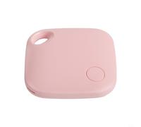 Zilimontt Rastreador GPS con alarma antipérdida de larga distancia, mini localizador de llaves compatible con dispositivos iOS, seguimiento de ubicación seguro para llaves, (rosa)