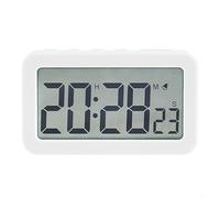 Zilimontt Reloj despertador digital LED multifunción con modo de 12/24 horas, temporizador de cuenta regresiva, función de repetición y visualización de fecha para el hogar, la oficina y los viajes