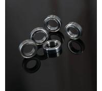 Zilimontt Rodamiento de carrete de pesca de acero inoxidable: 4 x 7 x 2,0 mm, 4 x 7 x 2,5 mm, 5 x 8 x 2,5 mm, 7 x 11 x 3 mm, 8 x 14 x 3,5 mm, prelubricado con (4 x 7 x 2,0 mm)