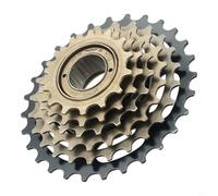 Zilimontt Rueda libre atornillada de 6/7/8 velocidades para bicicletas, gama de engranajes 13T-28T, construcción de acero de alto carbono, cambio suave y resistente al desgaste, compatible con buje