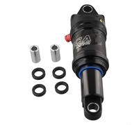 Zilimontt Sistema de amortiguador trasero de aire MTB 125/150/165/190mm con función de bloqueo, suspensión de bicicleta de presión ajustable para ciclismo de montaña, negro (190 mm x 50 mm)