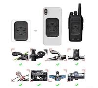 Zilimontt Soporte adaptador de teléfono para ciclismo, para IGPSPORT para soporte de computadora de bicicleta, placa trasera adhesiva para teléfono móvil con fuerte, ligero (1 unidad)