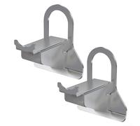 Zilimontt Soporte de acero inoxidable para tuberías de piscina Intex, abrazadera de tubo de manguera de agua compatible con 26-38 mm de diámetro (2 piezas)