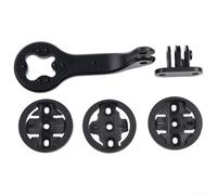 Zilimontt Soporte de aluminio para computadora y soporte de vástago compatible con Blendr para bicicletas Trek - Negro, 60 g