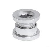 Zilimontt Soporte de suspensión de desviador trasero de acero con juego de pernos para desviadores traseros estándar - 2 piezas de accesorios de montaje Silver Gear Mech compatibles con la mayoría de