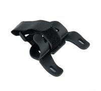 Zilimontt Soporte montado en marco para bicicletas de carretera y montaña, soporte de nailon para inflador de bicicleta con pernos, llave y correa, clip de retención portátil ligero de 30 g (C)