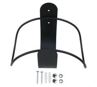 Zilimontt Soporte para manguera de pared, organizador de almacenamiento de manguera de jardín de acero al carbono con capacidad de carga de 5 kg para manguera de agua al aire libre, blanco o negro