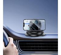 Zilimontt Soporte para teléfono de coche con rotación de 360° para teléfonos inteligentes de 4 a 7 pulgadas, base de nanogel antideslizante, ángulo de visión ajustable, compatible con la mayoría de