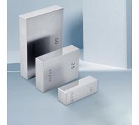 Zilimontt Steel - Juego de bloques de 05100 mm, medición y calibración de dureza 64 metrología, acero de alta velocidad compatible con taller para herramientas y accesorios (50)