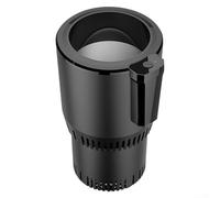 Zilimontt Taza caliente y fría del coche de 12 V, calentador y enfriador de bebidas 2 en 1, calentador de café de furgoneta, enfriador de latas de coche, soporte de taza de coche de calefacción y