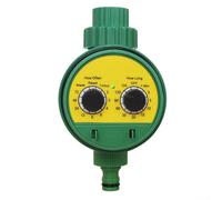 Zilimontt Temporizador automático de agua para jardín, controlador programable de riego de manguera, con impermeabilidad IP65, temporizador de aspersor digital, para patio, césped y sistema de grifo