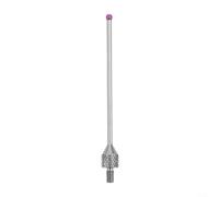Zilimontt Varilla de extensión de sonda indicadora de dial con rosca M2.5 para micrómetro e instrumentos de medición de altura, punto resistente al desgaste de acero plateado (M2.5 x D2 x L40/1)