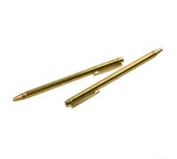 Zilimontt Varillas de latón para caza paranormal y detección de agua, varillas psíquicas ajustables de 57 cm con diseño de eje central flexible para localización de venas y objetos