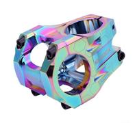 Zilimontt Vástago de bicicleta | Función de descenso | Estructura de aluminio | Diseño de corte CNC | Para la mayoría de bicicletas de carretera | Elevador ultraligero de 31,8 mm (plata)
