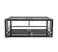 Zilla QuickBuild Terrario, elegante hábitat de reptiles de vidrio, fácil instalación, adecuado para todo tipo de mascotas reptiles, ya sea anfibios, reptiles, serpientes o incluso arácnidos, 30 x 12 x