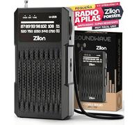 ZILON Radio a Pilas Portatil Pequeña Analogica Transistor FM Am Entrada Auriculares Kit Emergencia con Excelente Señal Pequeño de Bolsillo Muy Facil Uso Gente Mayor Simple Anticaida Reforzado AA