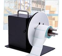 ZILOOK Rebobinador De Etiquetas De 185 MM, Rebobinador AutomáTico De Etiquetas De 1-3", Velocidad Ajustable, MáQuina Sincronizada con La Impresora, Apta para Todo Tipo De Impresoras