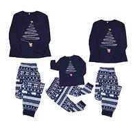 Zilosconcy 2022 2023 Conjunto de Pijamas Familiares Ropa Casa Familia Unisexo - Baratos Comodo Dormir Suéter Navidad Invierno para Parejas y Niños Mujer Hombre S-XXL,A