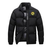 ZILUXI Chaqueta acolchada ligera para hombre Co. bra kai, ligera con terciopelo en invierno, Chaquetas Acolchada para Hombre, térmica(Black,L)