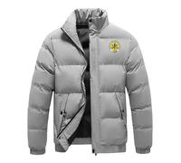 ZILUXI Chaqueta De Plumas Is.le Of M.a.n T.T, Térmica Para Deportes Al Aire Libre En Invierno, Para Días Lluviosos, Otoño E Invierno, Interior Al Aire Libre, térmica(Grey,3XL)