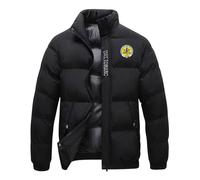 ZILUXI Chaqueta De Plumas Is.le Of M.a.n T.T, Térmica Para Deportes Al Aire Libre En Invierno, Para Días Lluviosos, Otoño E Invierno, Interior Al Aire Libre, térmica(Black,2XL)