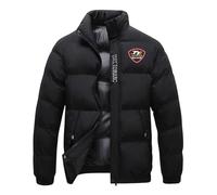 ZILUXI Jacket Chaqueta acolchada Hombre Is.le Of M.a.n T.T, Puffer Acolchada Cazadora, Chaquetas Acolchada para Hombre, térmica(Black,XL)