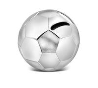 Zilverstad Pelotas de fußballs Hucha con diseño de fútbol, Color Plateado, Zinc, 85x85x78mm
