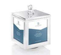 Zilverstad - Caja de fotos Osito con corazón + caja de música