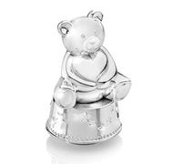 Zilverstad - Caja de música/Hucha Osito con corazón