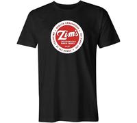 Zim ' S Hamburgers -San Francisco Vintage Restaurant tee Round Neck Unisex Tops Men's 100% Cotton Short-Sleeve T-Shirts M