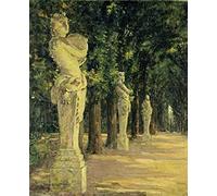 ZIMARO Impresiones de arte pintura cuadro de tela para la pared Famoso Allee De L'ete Versailles de Carroll Beckwith para la decoración del pasillo 60x90cm