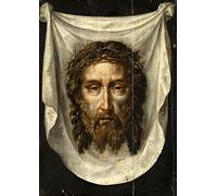 ZIMARO Pintura De La Lona Arte de la Pared Poster Pintura al óleo el Sudario de Santa Verónica para decoración de pared 60x90cm