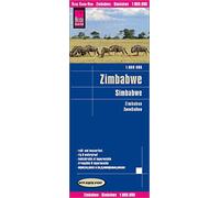 Zimbabue, mapa impermeable de carreteras. Escala 1:800.000 impermeable. Reise Know-How.: worldmappingproject (Zimbabwe (1:800.000))