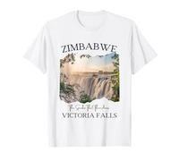 Zimbabwe Victoria Falls Recuerdo Turístico Afroamericano Camiseta