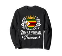 Zimbabwean Princess Zimbabwe Flag Proud Zimbabwean Girl Sudadera