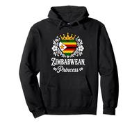 Zimbabwean Princess Zimbabwe Flag Proud Zimbabwean Girl Sudadera con Capucha
