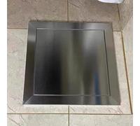 ZIMGOD Puerta de Inspección Puerta de Acceso Pequeña de Acero Inoxidable, Panel de Acceso para Barbacoa de Cocina Exterior, Trampilla de Acceso al Suelo del Espacio de Acceso(65x40cm (26x16in))