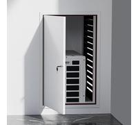 ZIMGOD Trampilla Pladur Panel de Acceso de Plomería con Cerradura y Llave, Trampilla de Inspección de Conductos de HVAC, 400x400 450x450 500x500 600x600 mm Blanco Tapa de Registro(450x700mm(18x28in))