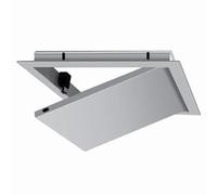 ZIMGOD Trampilla Pladur Panel de Puerta de Acceso Galvanizado y de Aluminio, Tapa de Trampilla de Acceso Empotrada para Pared/Techo, Puertas de Revisión Interiores y Exteriores(Gray,15x18in(38x45cm))