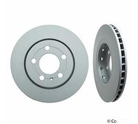 2x Disco de freno ventilación externa 100.1241.20 ZIMMERMANN para VW AUDI SEAT