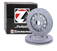 2x Disco de freno ventilado 100.3367.70 ZIMMERMANN para AUDI SEAT CUPRA
