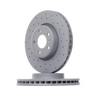 2x Disco de freno ventilación interna 100.3377.52 ZIMMERMANN para AUDI A4 B9 A5