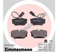 ZIMMERMANN 23446.165.1 Juego de pastillas de freno Trasero