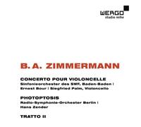 Zimmermann : Concerto pour violoncelle. Palm, Bour.