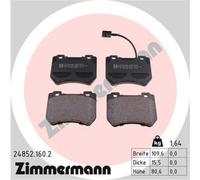 ZIMMERMANN Forros de Freno Delantero para Alfa Romeo 159 Coche Deportivo Spider