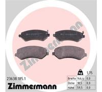 ZIMMERMANN Forros de Freno Delantero para Chrysler Voyager IV Jeep Cherokee