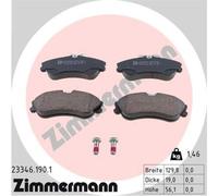 ZIMMERMANN Forros de Freno Delantero para Citroën Berlingo Caja