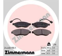ZIMMERMANN Forros de Freno Delantero para Fiat Ducato Camión/Chasis de Peugeot