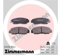 ZIMMERMANN Forros de Freno Delantero para Honda Legend IV Civic VIII Sedán